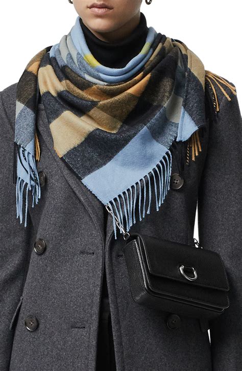 schal burberry kaschmir|burberry check cashmere scarves.